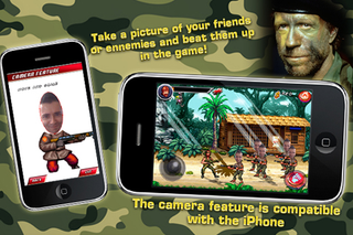 Illustration for article titled Chuck Norris Roundhouse Kicks Himself onto iPhone